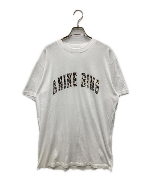 ANINE BING（アニン ビン）anine bing (アニン ビン) WALKER レオパードTシャツ ホワイト サイズ:Sの古着・服飾アイテム