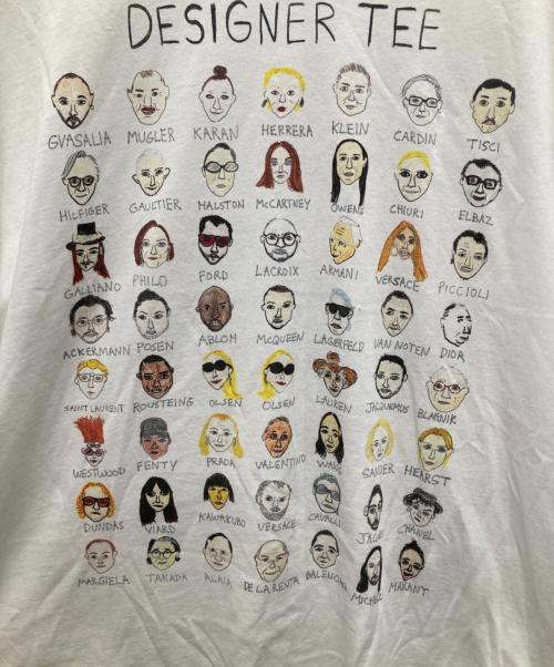 UNFORTUNATE PORTRAIT（-）UNFORTUNATE PORTRAIT (-) Designer Tシャツ/デザイナー　Tシャツ ホワイト サイズ:Sの古着・服飾アイテム