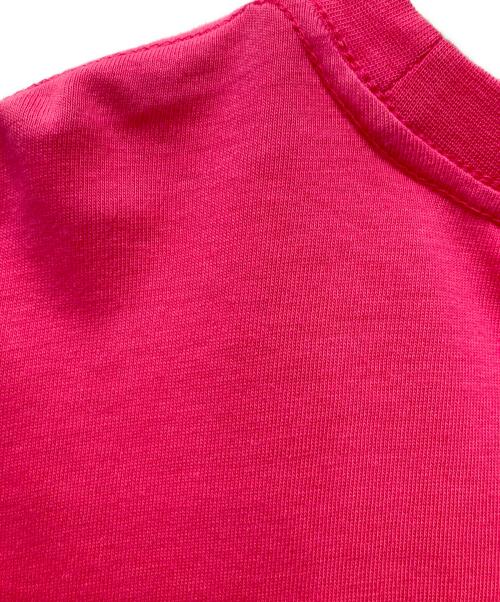 ADER error（アーダーエラー）ADER error (アーダーエラー) フロント刺繍クルーネック半袖カットソー ピンク サイズ:Lの古着・服飾アイテム