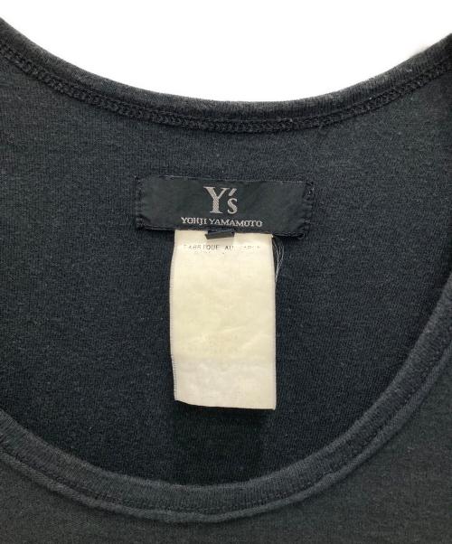 Y's（ワイズ）Y's (ワイズ) ノースリーブトップ ブラック サイズ:3の古着・服飾アイテム