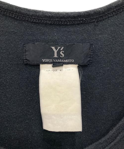 Y's（ワイズ）Y's (ワイズ) ノースリーブトップ ブラック サイズ:3の古着・服飾アイテム