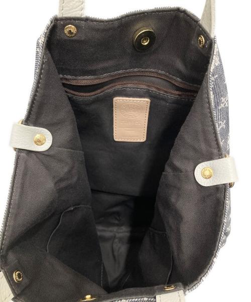 russet（ラシット）russet (ラシット) デニムプリント2WAYバッグ グレーの古着・服飾アイテム