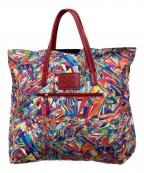 russet×HERALBONYラシット×ヘラルボニー）の古着「アートトートバッグ」｜ネイビー