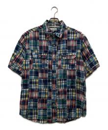 stussy（ステューシー）の古着「00sパッチワークシャツ」｜マルチカラー