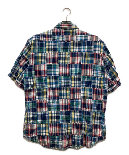 stussy（ステューシー）stussy (ステューシー) 00sパッチワークシャツ マルチカラー サイズ:XLの古着・服飾アイテム