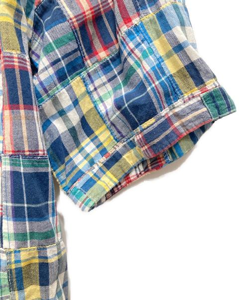 stussy（ステューシー）stussy (ステューシー) 00sパッチワークシャツ マルチカラー サイズ:XLの古着・服飾アイテム