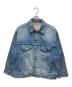Graphpaper（グラフペーパー）の古着「Selvage Denim Trucker Jacket」｜インディゴ