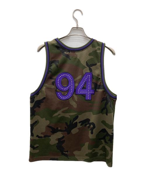 SUPREME（シュプリーム）Supreme (シュプリーム) Rhinestone Basketball Jersey グリーン サイズ:Mの古着・服飾アイテム