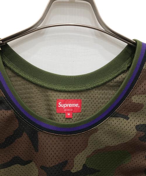 SUPREME（シュプリーム）Supreme (シュプリーム) Rhinestone Basketball Jersey グリーン サイズ:Mの古着・服飾アイテム