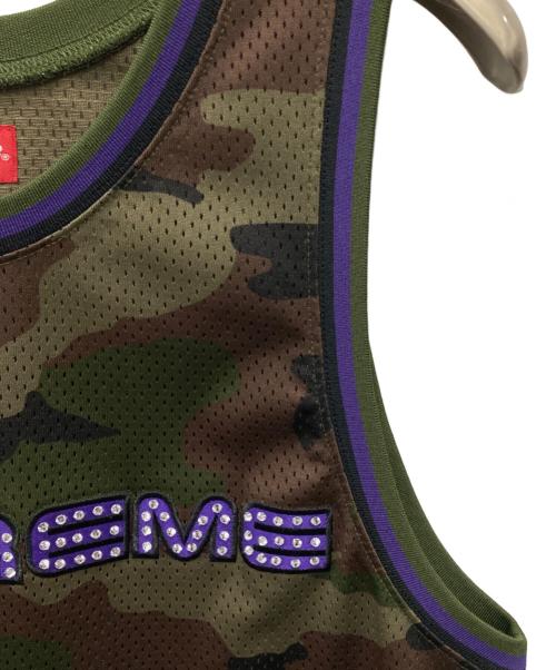 SUPREME（シュプリーム）Supreme (シュプリーム) Rhinestone Basketball Jersey グリーン サイズ:Mの古着・服飾アイテム