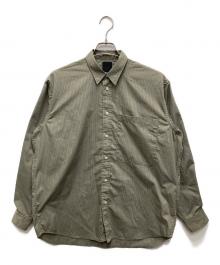 DAIWA PIER39（ダイワ ピア39）の古着「TECH REGULAR STRIPE SHIRT L/S」｜グレー