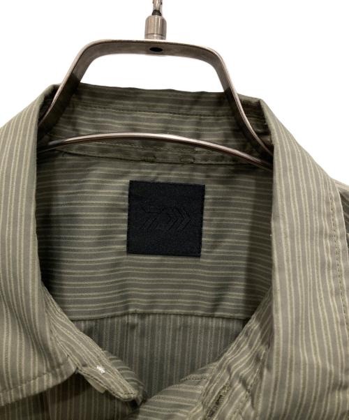 DAIWA PIER39（ダイワ ピア39）DAIWA PIER39 (ダイワ ピア39) TECH REGULAR STRIPE SHIRT L/S グレー サイズ:Sの古着・服飾アイテム