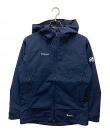 MAMMUT（マムート）の古着「アヤコ プロ 2.0 ハードシェル フーデッド ジャケット」｜ネイビー