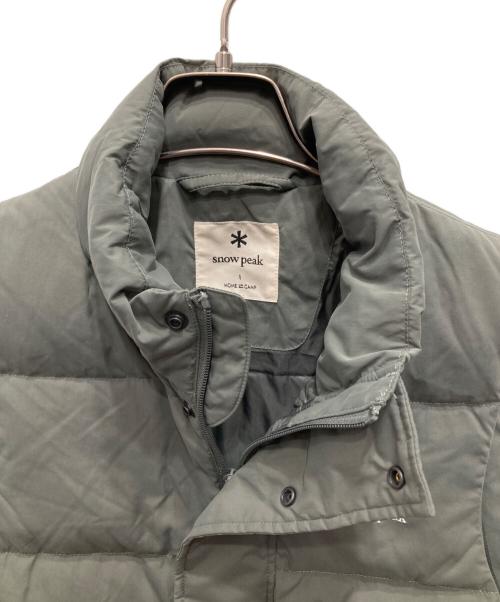 Snow peak（スノーピーク）snow peak (スノーピーク) Everyday Down Vest/エブリデイ ダウン ベスト オリーブ サイズ:Sの古着・服飾アイテム