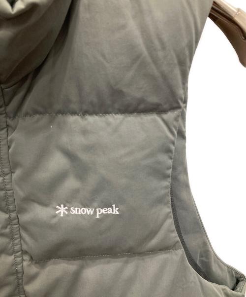 Snow peak（スノーピーク）snow peak (スノーピーク) Everyday Down Vest/エブリデイ ダウン ベスト オリーブ サイズ:Sの古着・服飾アイテム