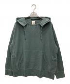 Snow peakスノーピーク）の古着「Garment Dyed Hoodie/ガーメント ダイ フーディー」｜オリーブ