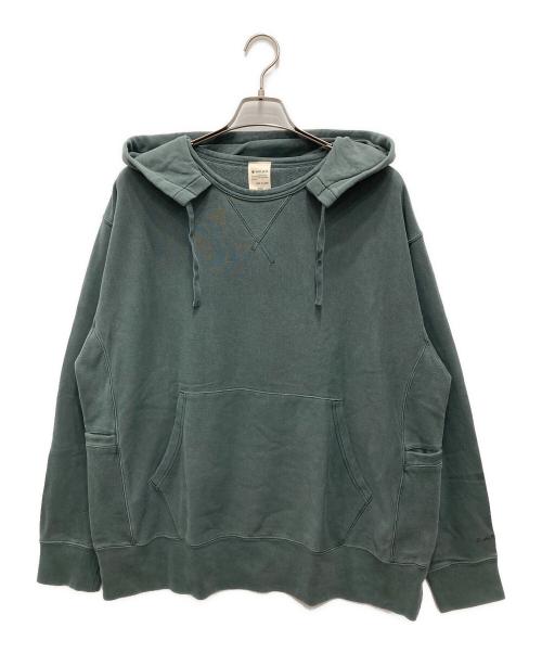 Snow peak（スノーピーク）snow peak (スノーピーク) Garment Dyed Hoodie/ガーメント ダイ フーディー オリーブ サイズ:XLの古着・服飾アイテム