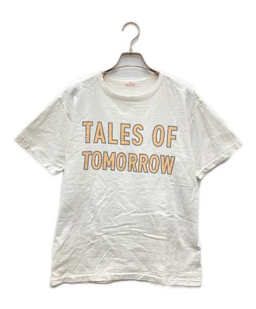 BUTCHER PRODUCTS（ブッチャープロダクツ）BUTCHER PRODUCTS (ブッチャープロダクツ) プリントカットソー ホワイト サイズ:42の古着・服飾アイテム