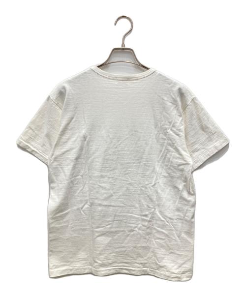 BUTCHER PRODUCTS（ブッチャープロダクツ）BUTCHER PRODUCTS (ブッチャープロダクツ) プリントカットソー ホワイト サイズ:42の古着・服飾アイテム