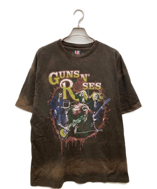 Giant Vintage（ジャイアントヴィンテージ）Giant Vintage (ジャイアントヴィンテージ) GUNS N ROSES SKELTONS LIVE FRT T-SHIRT ブラウン サイズ:XLの古着・服飾アイテム