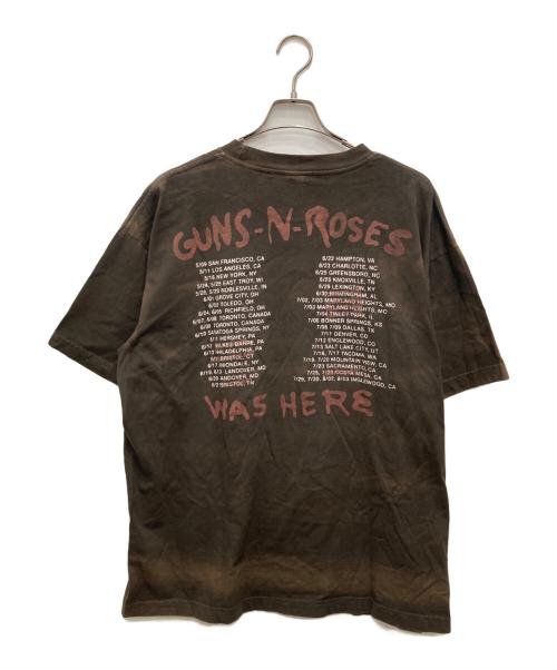 Giant Vintage（ジャイアントヴィンテージ）Giant Vintage (ジャイアントヴィンテージ) GUNS N ROSES SKELTONS LIVE FRT T-SHIRT ブラウン サイズ:XLの古着・服飾アイテム