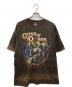 Giant Vintage（ジャイアントヴィンテージ）の古着「GUNS N ROSES SKELTONS LIVE FRT T-SHIRT」｜ブラウン