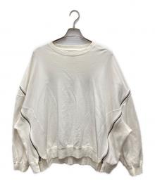 FACETASM（ファセッタズム）の古着「ZIPPER SWEAT」｜ホワイト