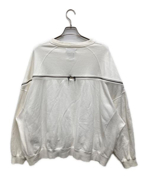 FACETASM（ファセッタズム）FACETASM (ファセッタズム) ZIPPER SWEAT ホワイト サイズ:4の古着・服飾アイテム