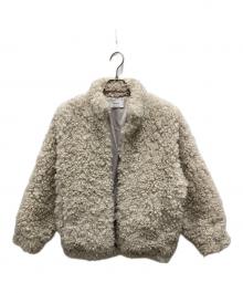 CLANE（クラネ）の古着「CURL FUR SHORT COAT/カール ファー ショート コート」｜ホワイト