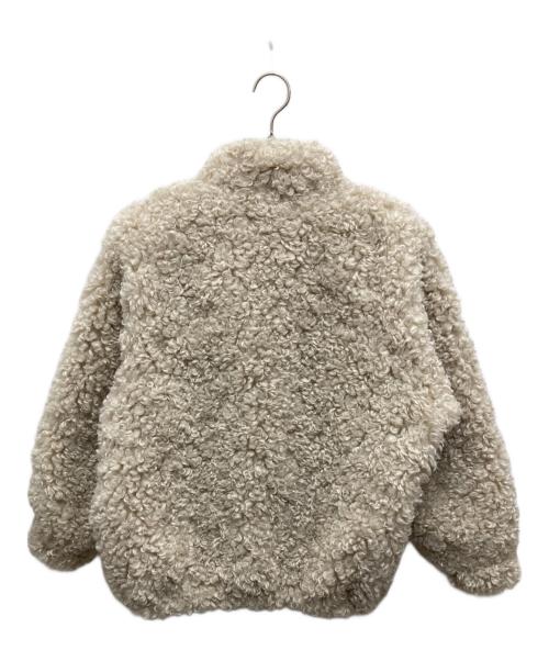 CLANE（クラネ）CLANE (クラネ) CURL FUR SHORT COAT/カール ファー ショート コート ホワイトの古着・服飾アイテム