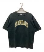 Champion×STANDARD CALIFORNIAチャンピオン×スタンダードカリフォルニア）の古着「別注ロゴtシャツ」｜ブラック