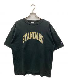Champion×STANDARD CALIFORNIA（チャンピオン×スタンダードカリフォルニア）の古着「別注ロゴtシャツ」｜ブラック