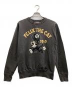 TOYS MCCOY×Felix the Catトイズマッコイ×フィリックスザキャット）の古着「MILITARY SWEAT SHIRT  