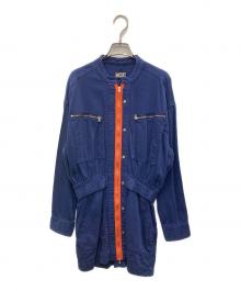 DIESEL（ディーゼル）の古着「シャツワンピース」｜ネイビー