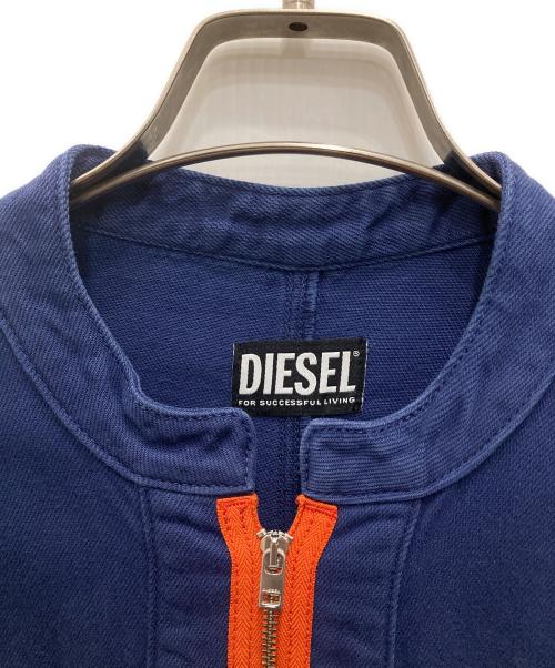 DIESEL（ディーゼル）DIESEL (ディーゼル) シャツワンピース ネイビー サイズ:Sの古着・服飾アイテム
