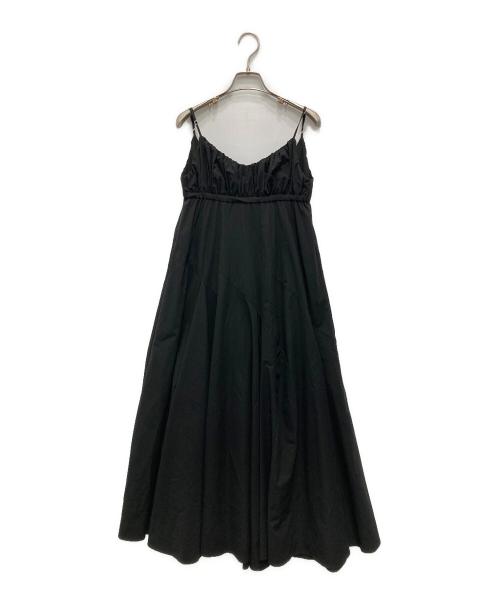 THE TOE（ザ・トゥー）THE TOE (ザ・トゥー) ノースリーブ・キャミソールワンピース ブラック サイズ:Sの古着・服飾アイテム