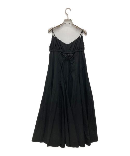 THE TOE（ザ・トゥー）THE TOE (ザ・トゥー) ノースリーブ・キャミソールワンピース ブラック サイズ:Sの古着・服飾アイテム