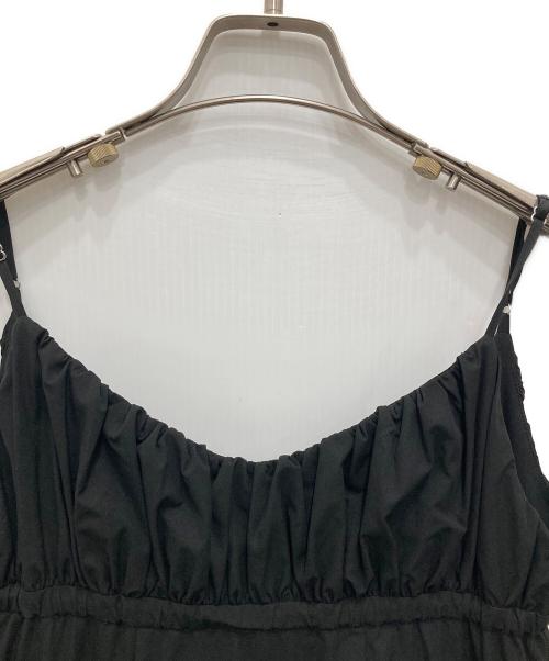THE TOE（ザ・トゥー）THE TOE (ザ・トゥー) ノースリーブ・キャミソールワンピース ブラック サイズ:Sの古着・服飾アイテム