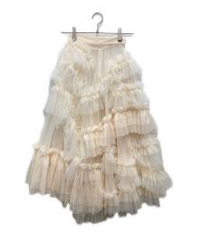 THE TOE（ザ・トゥー）の古着「Heracles Tulle Skirt」｜アイボリー