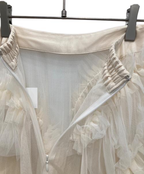 THE TOE（ザ・トゥー）THE TOE (ザ・トゥー) Heracles Tulle Skirt アイボリー サイズ:Sの古着・服飾アイテム