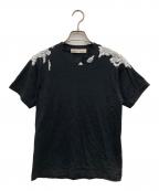 Tanaka Daisukeタナカ ダイスケ）の古着「magical powder piles up T-shirt」｜ブラック