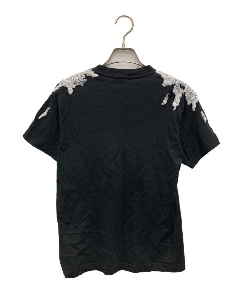 Tanaka Daisuke（タナカ ダイスケ）Tanaka Daisuke (タナカ ダイスケ) magical powder piles up T-shirt ブラック サイズ:1の古着・服飾アイテム