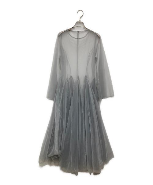 THE TOE（ザ・トゥー）THE TOE (ザ・トゥー) Bluebell Tulle Dress グレー サイズ:Sの古着・服飾アイテム