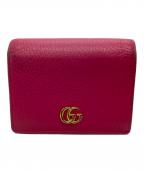 GUCCIグッチ）の古着「コンパクトウォレット」｜ピンク