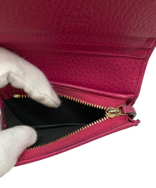 GUCCI（グッチ）GUCCI (グッチ) コンパクトウォレット ピンクの古着・服飾アイテム