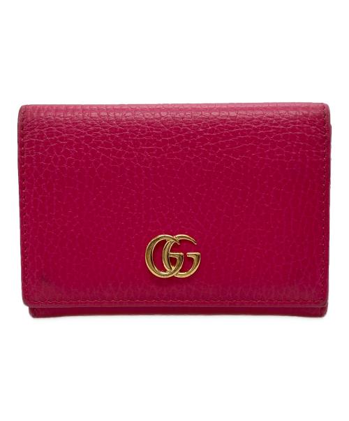 GUCCI（グッチ）GUCCI (グッチ) カードケース ピンクの古着・服飾アイテム