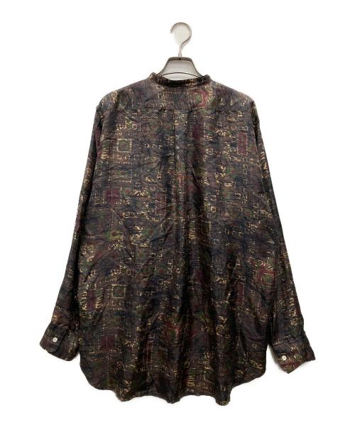 BEAMS PLUS（ビームスプラス）BEAMS PLUS (ビームスプラス) シルクシャツ ブラウン サイズ:Mの古着・服飾アイテム