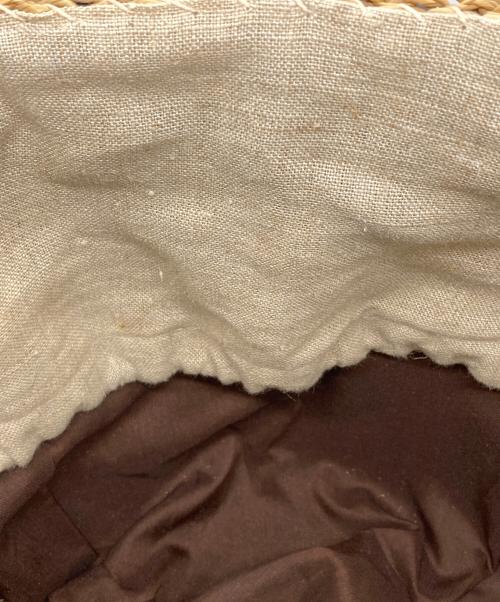 muun（ムーニュ）MUUN (ムーニュ) カゴバッグ ベージュの古着・服飾アイテム