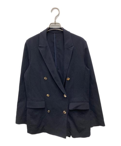 FRAY ID（フレイ アイディー）FRAY ID (フレイ アイディー) 金釦ダブルテーラードジャケット ネイビー サイズ:1の古着・服飾アイテム