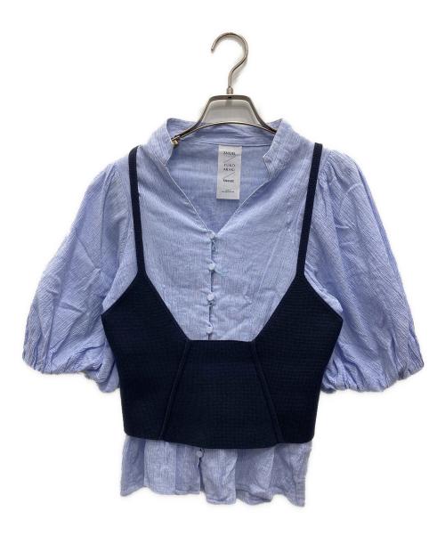 Snidel（スナイデル）Snidel (スナイデル) SWEET3ピース ブルー サイズ:1の古着・服飾アイテム
